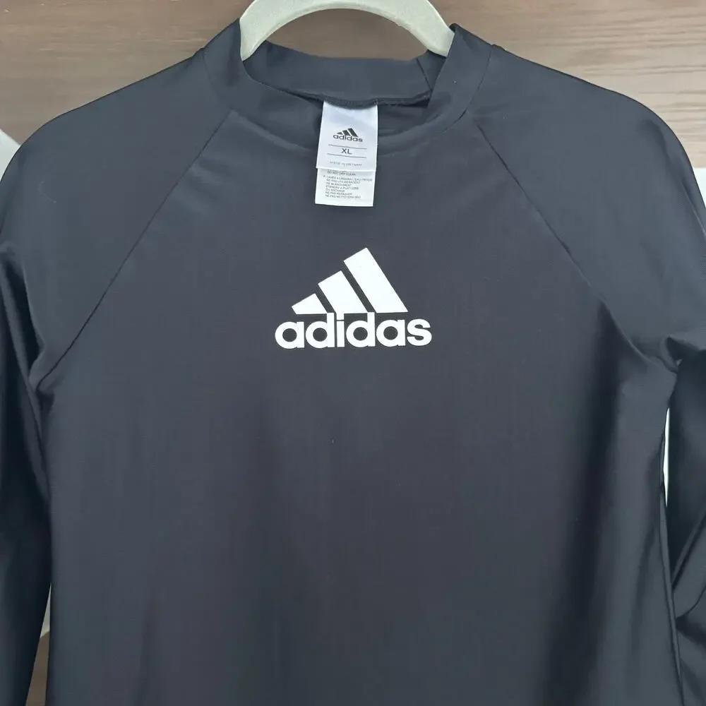 Adidas Long Sleeve Rash Guard in Black
